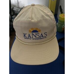 Vintage Kansas Simply Wonderful San Sun Trucker Hat with Pins
